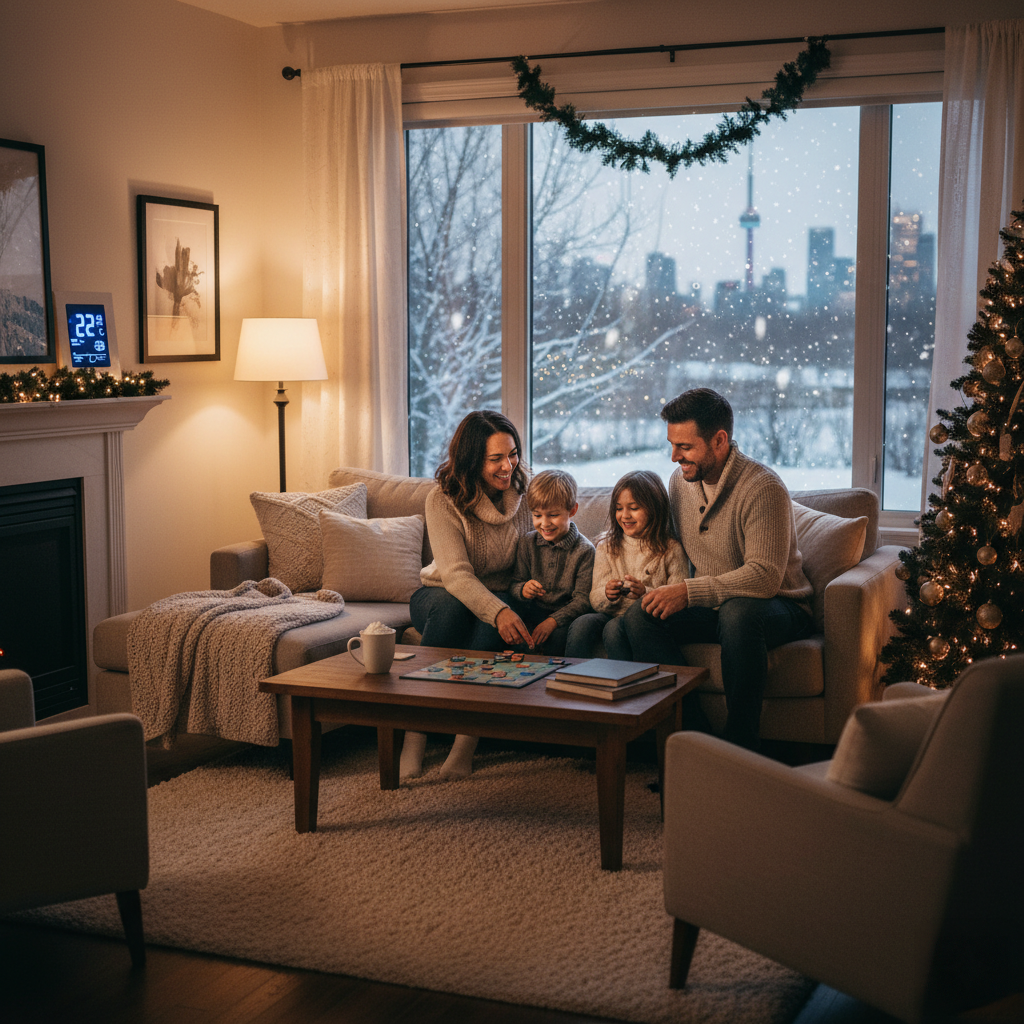 Properly insulated Toronto home window with weatherstripping preventing heat loss